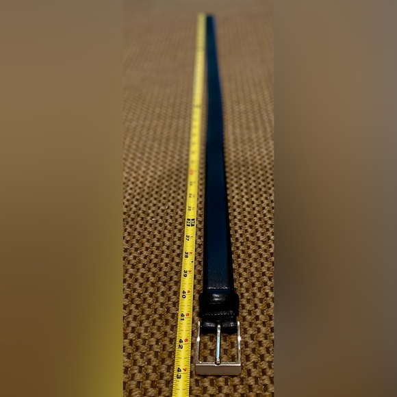 Leather belt black size 36 - Picture 16 of 17